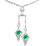 Green Emerald Necklaces