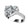 Heart Diamond Rings