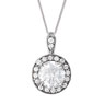 Halo Diamond Necklaces